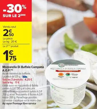 Mozzarella Di Buffala Campana A.O.P. 125 g