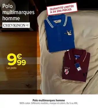 CHEVIGNON- Polo multimarques homme