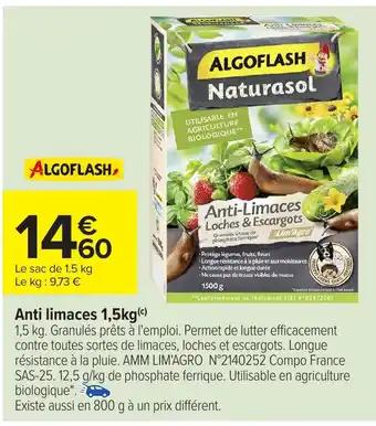 ALGOFLASH Anti-Limaces 1.5 kg