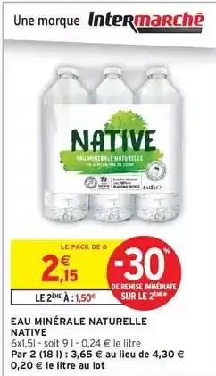 Eau minérale naturelle