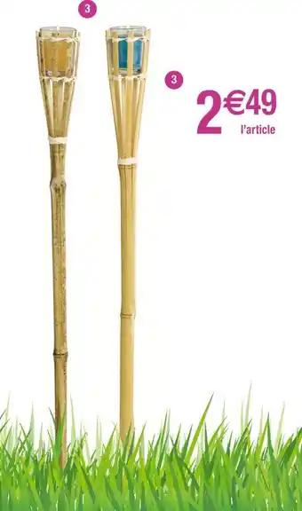 Torche bambou citronnelle