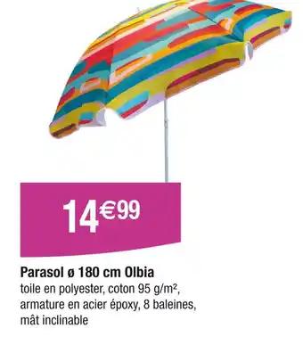 Parasol ø 180 cm Olbia