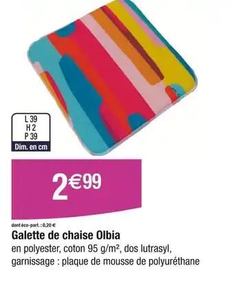 Galette de chaise Olbia