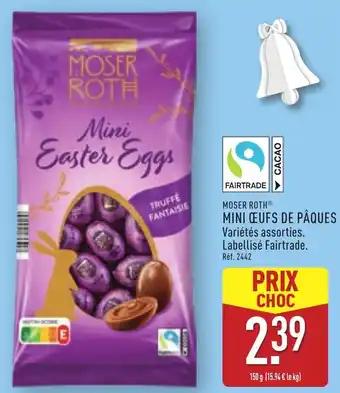 Moser roth mini ceufs de pâques 150 g