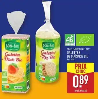 Galettes de maïs/riz bio 130 g