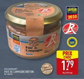 PAYS GOURMAND Paté de campagne breton