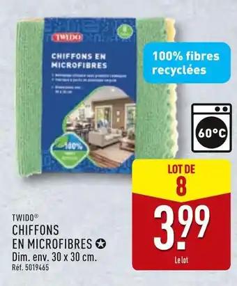 TWIDO Chiffons en microfibres