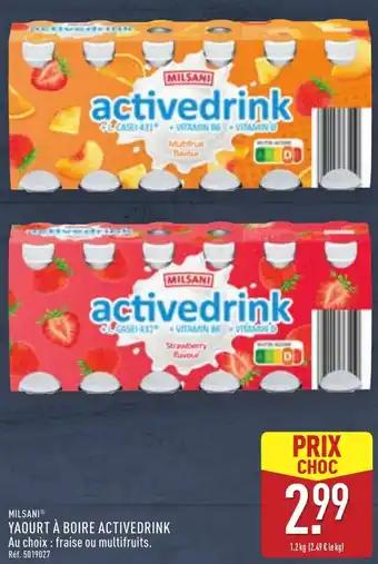 Milsani yaourt à boire activedrink 1.2 kg