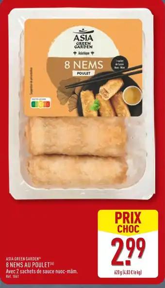 ASIA GREEN GARDEN 8 Nems au poulet