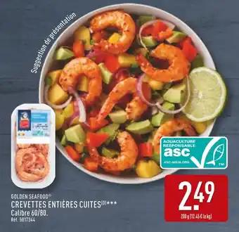 GOLDEN SEAFOOD Crevettes entières cuites
