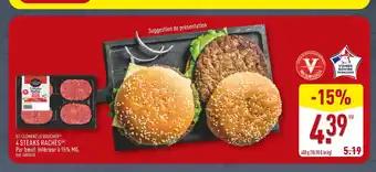 ST-CLÉMENT LE BOUCHER 4 steaks hachés