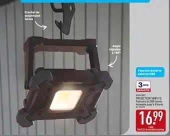 WORKZONE Projecteur sans fil