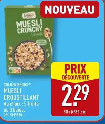 GOLDEN BRIDGE Muesli croustillant