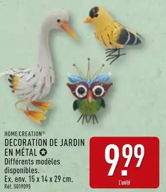 HOME CREATION Decoration de jardin en métal