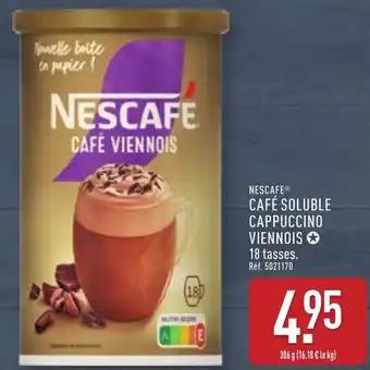 Nescafe café soluble cappuccino viennois 306 g