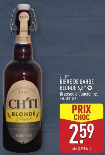 Chti bière de garde blonde 6,8° 65 cl