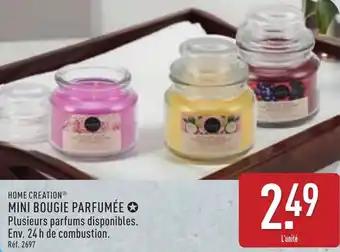 Home creation mini bougie parfumée