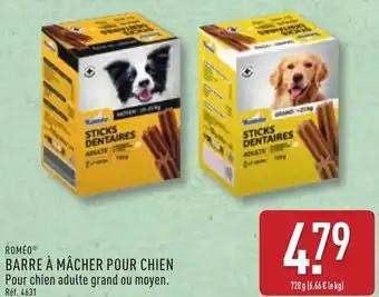 ROMÉO Barre à macher pour chien 720 g