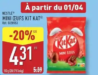 Nestlé mini ceufs kit kat 153 g