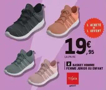 Basket homme femme junior ou enfant