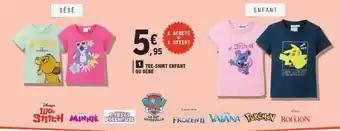 Promotion Exclusives de 4
Tee shirt enfant : Découvrez l'Offre incontournable
