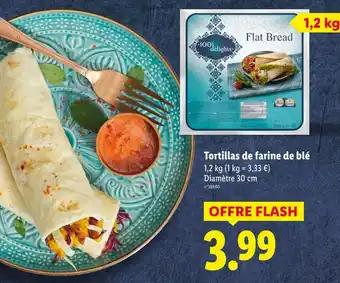 1001 delights Tortillas de farine de blé