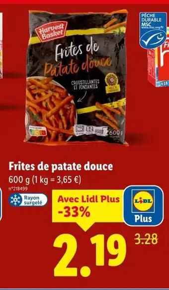 Harvest Basket Frites de patate douce