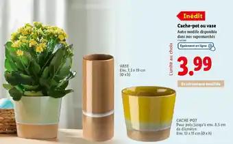 Cache-pot ou vase 13 x 11 cm