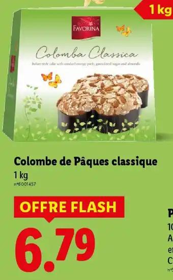 Colombe de pâques classique 1 kg
