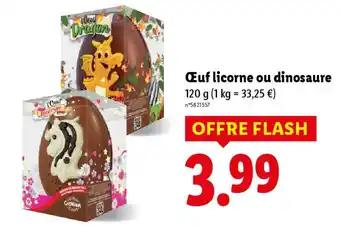 Œuf licorne ou dinosaure 120 g