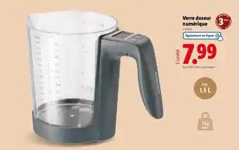 Verre doseur numérique 1,5 l