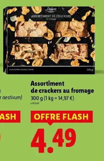 Assortiment de crackers au fromage 300 g