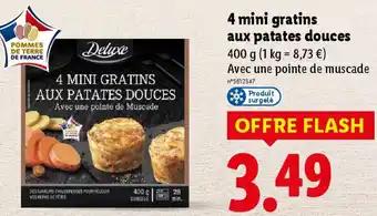4 mini gratins aux patates douces 400 g