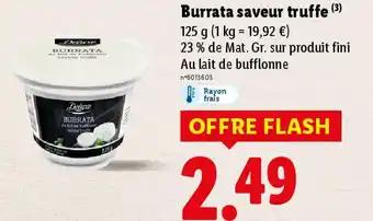 Burrata saveur truffe 125 g