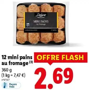 12 mini pains au fromage 360 g