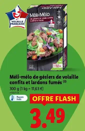 Méli-mélo de gésiers de volaille confits et lardons fumés 300 g