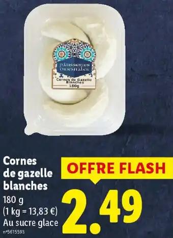 Cornes de gazelle blanches 180 g