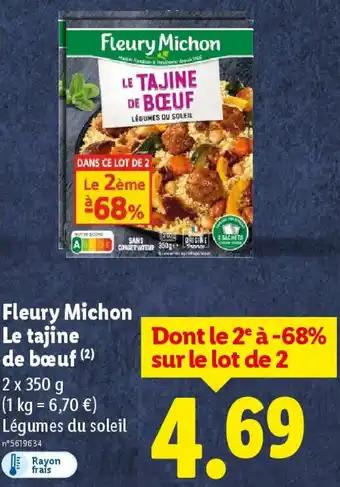 Fleury Michon Le tajine de bœuf 350 g