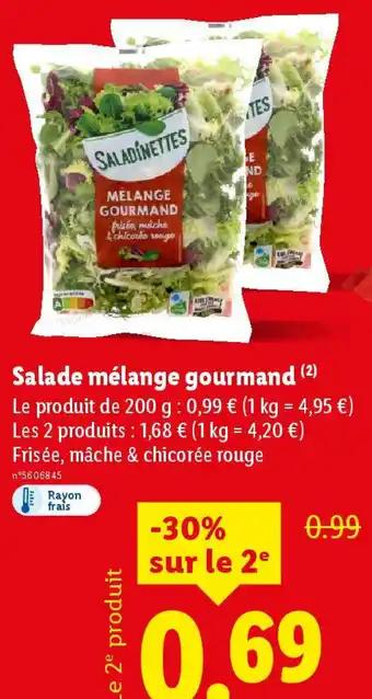 Salade mélange gourmand 200 g