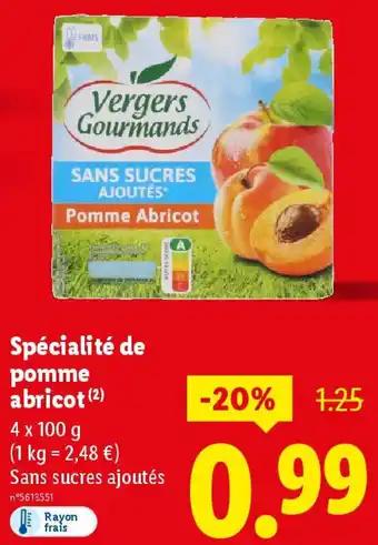 Spécialité de pomme abricot 100 g