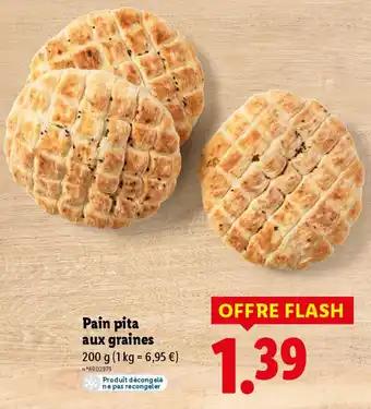 Pain pita aux graines 200 g