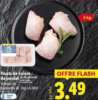 Hauts de cuisse de poulet 2 kg