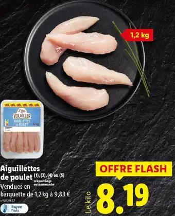 Aiguillettes de poulet 1.2 kg