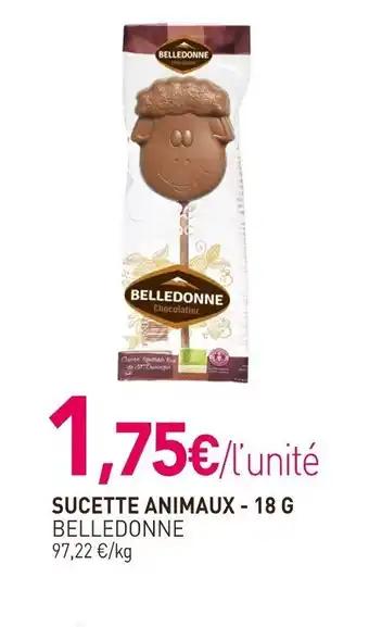 BELLEDONNE Sucette animaux 18 g