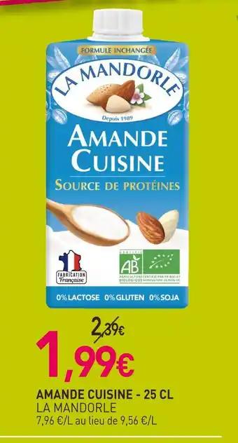 LA MANDORLE Amande Cuisine - 25 cl