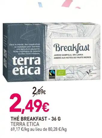 TERRA ETICA Thé Breakfast - 36 g