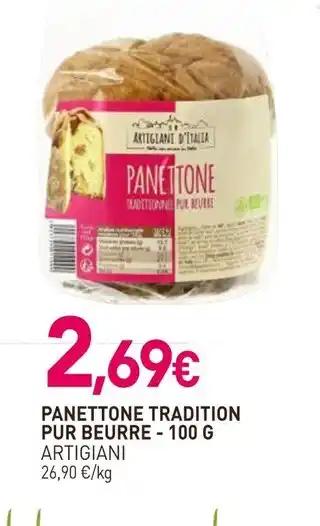 ARTIGIANI Panettone traditionnel pur beurre