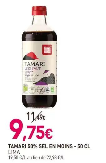 LIMA Tamari 50% sel en moins