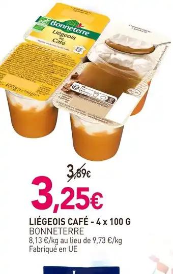 BONNETERRE Liégeois café 4 x 100 g
