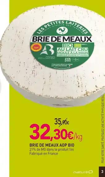 Brie de meaux aop bio 1 kg
